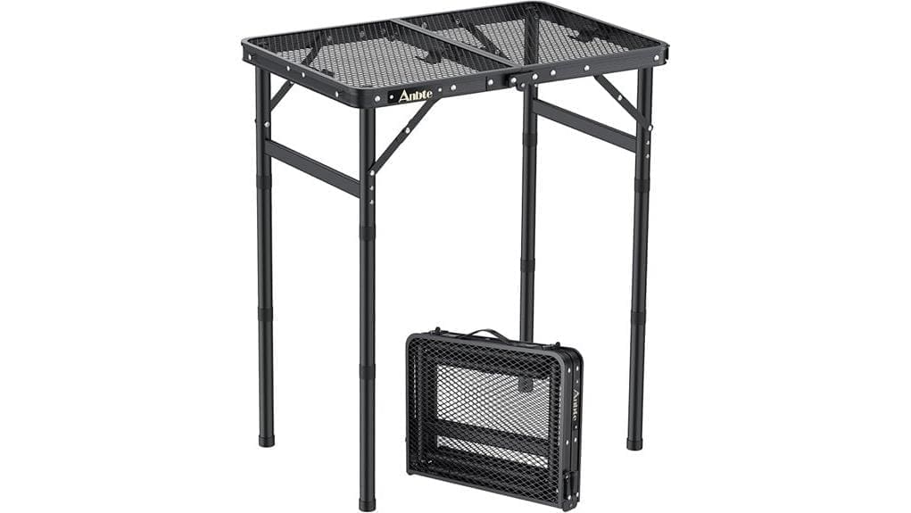 compact foldable bbq table