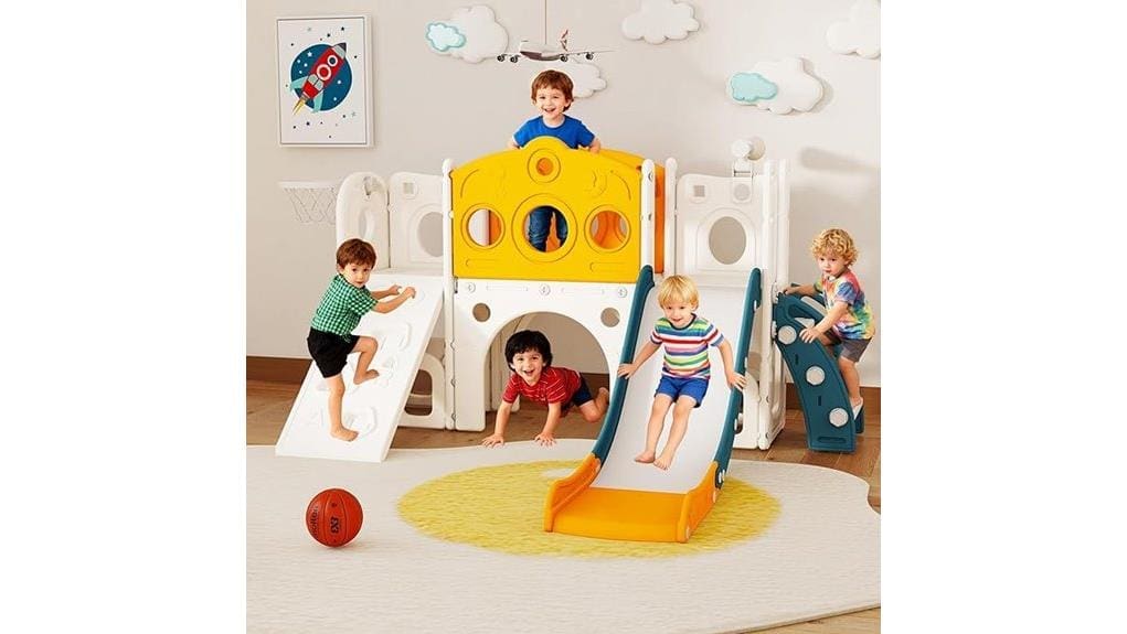 compact indoor outdoor toddler playset