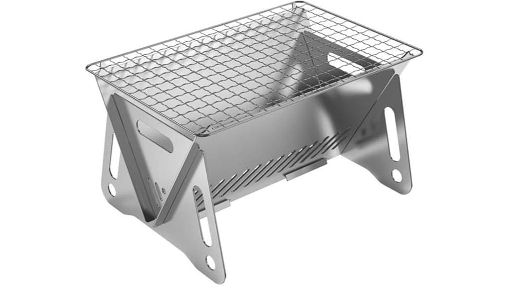 compact portable folding grill compact portable folding grill