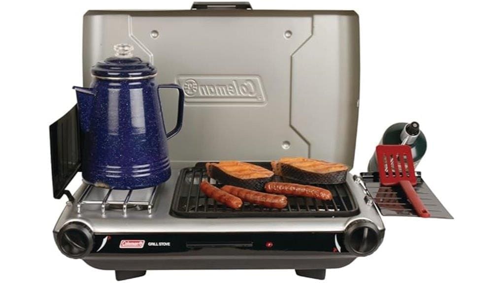 compact portable outdoor cooking station