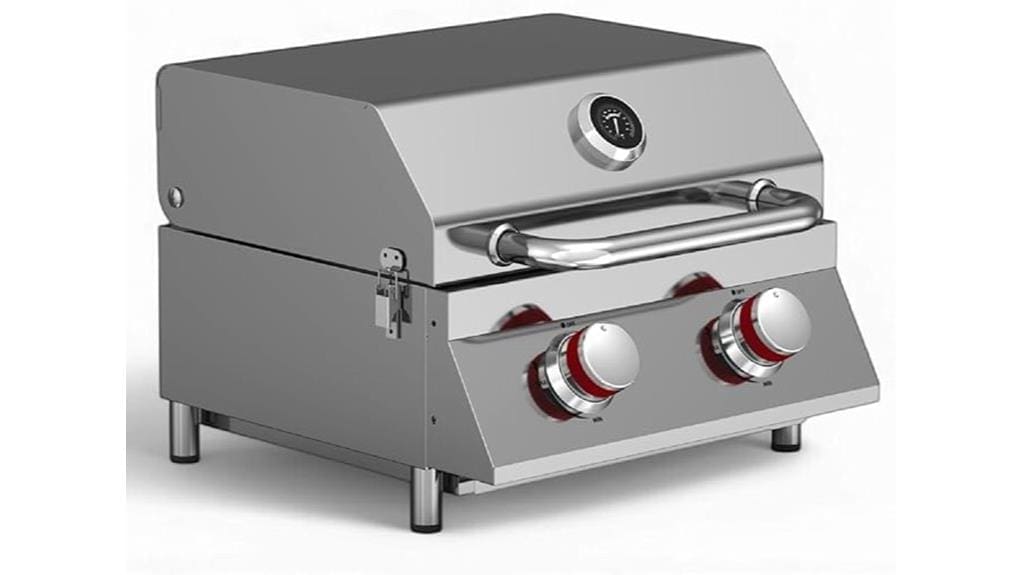 compact portable propane grill
