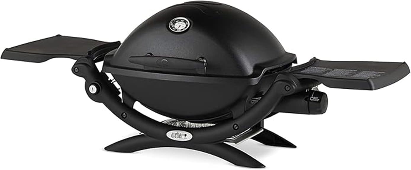 compact portable propane grill