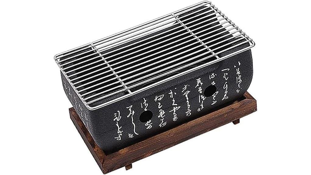 compact tabletop japanese hibachi