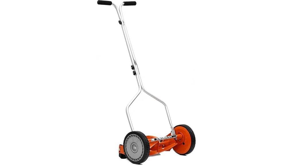 compact vintage push mower review