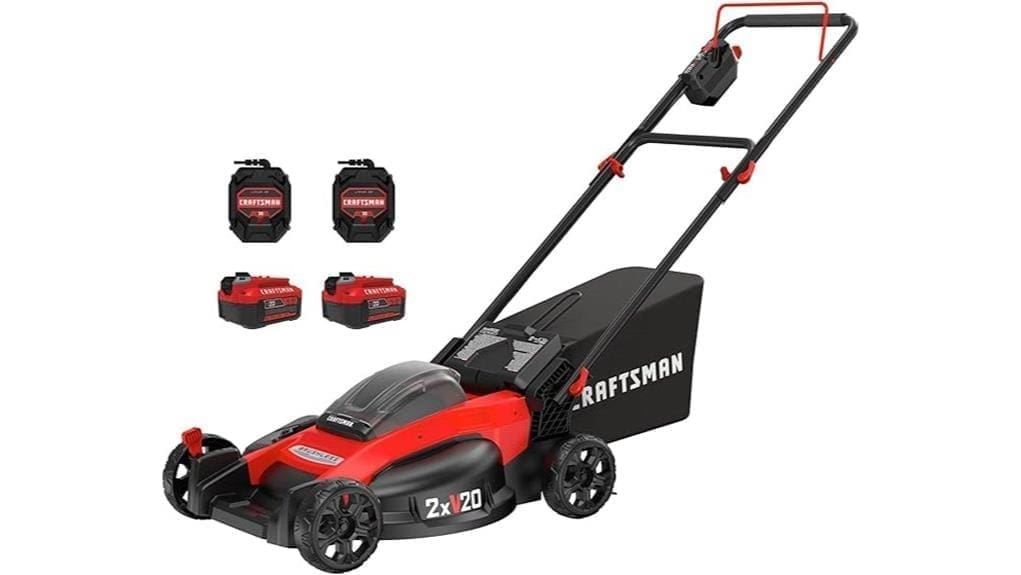 cordless 20 inch self propelled mower