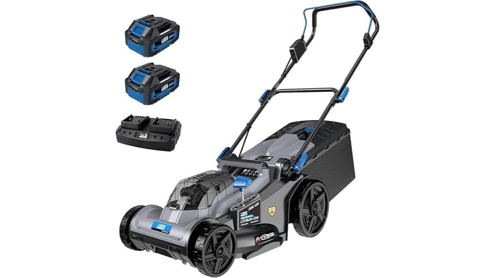 cordless 40v 17 inch mower