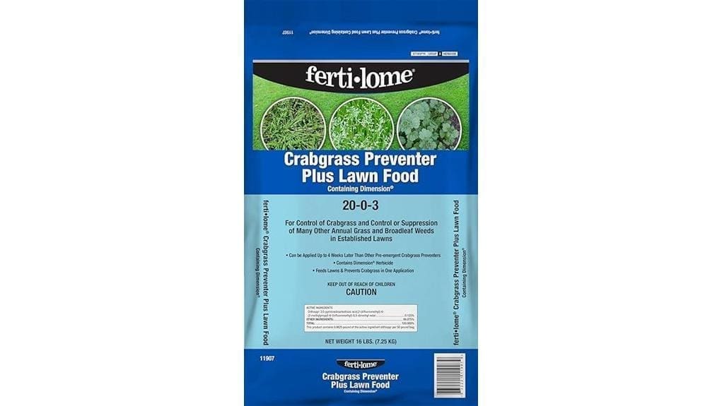 crabgrass preventer plus fertilizer