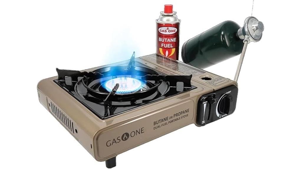 dual fuel portable camping stove