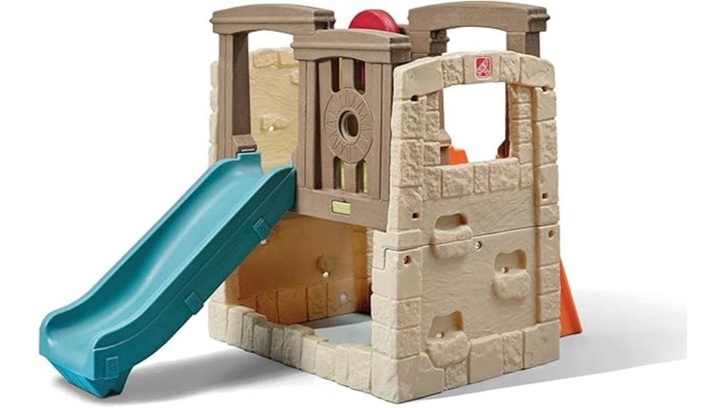 durable backyard wooden climbing set