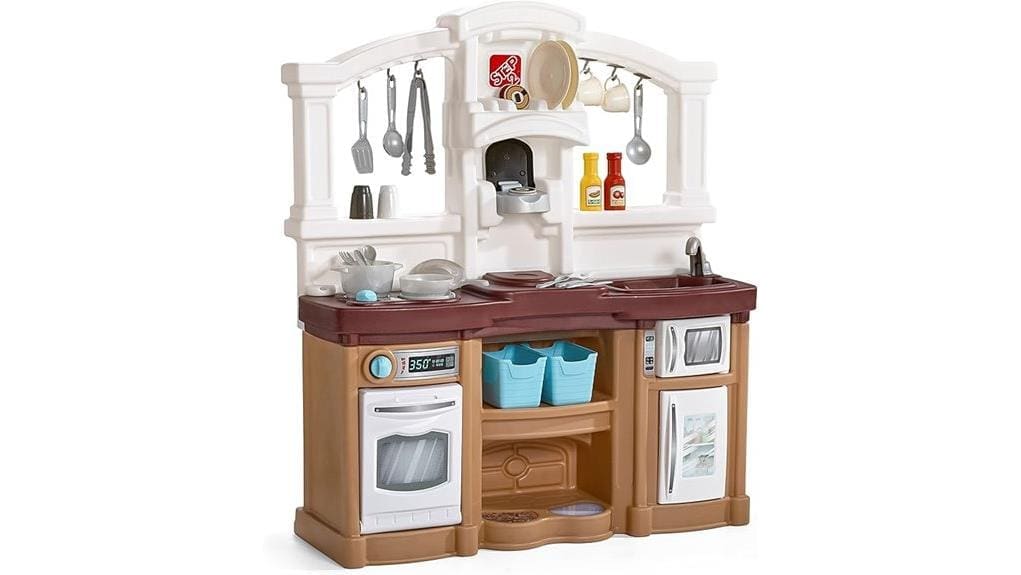 durable colorful pretend play kitchen