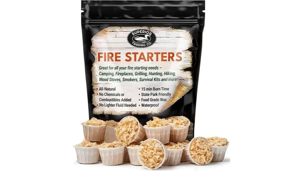 efficient compact firestarting pods