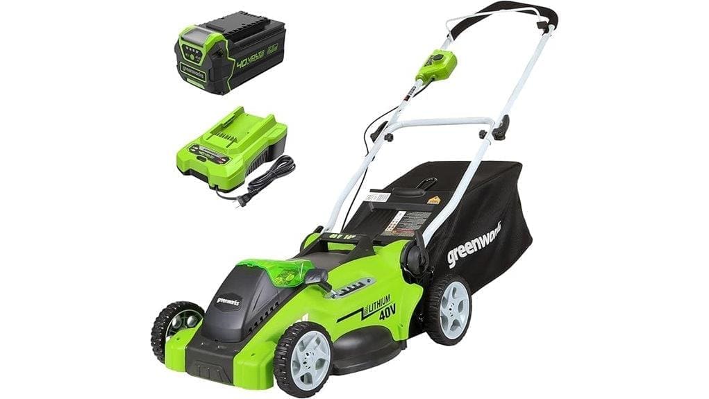 greenworks 40v 16 push mower