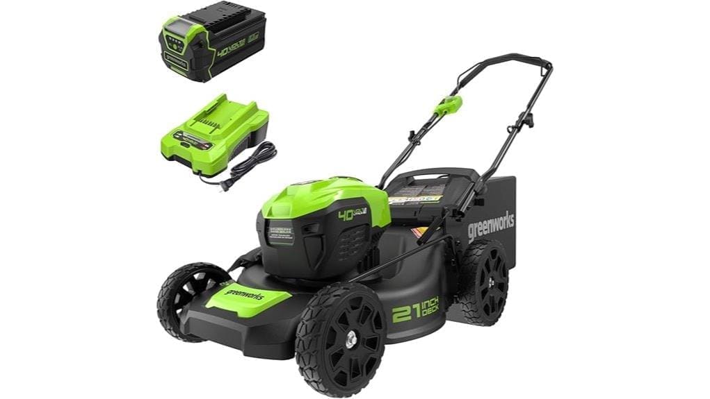 greenworks 40v 21 push mower