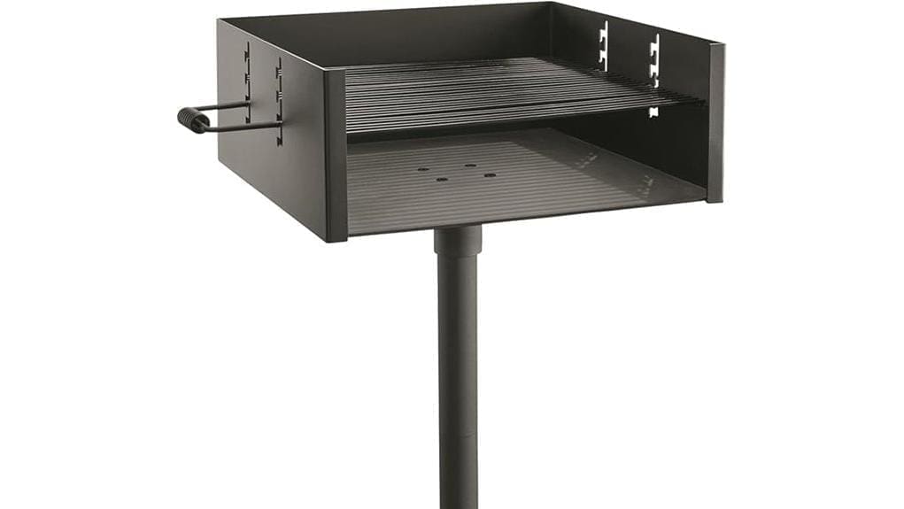 heavy duty park style charcoal