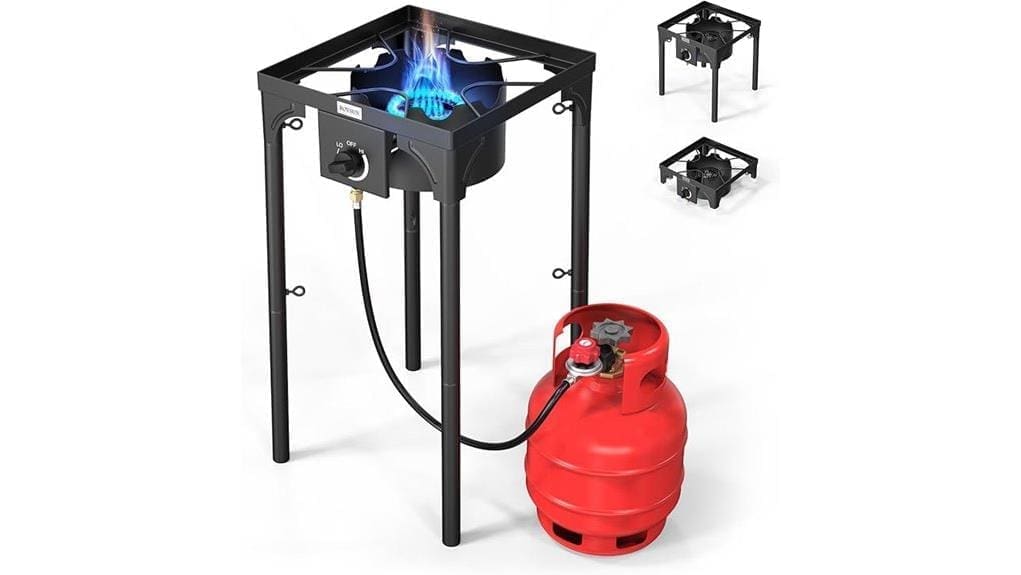 high power portable propane stove