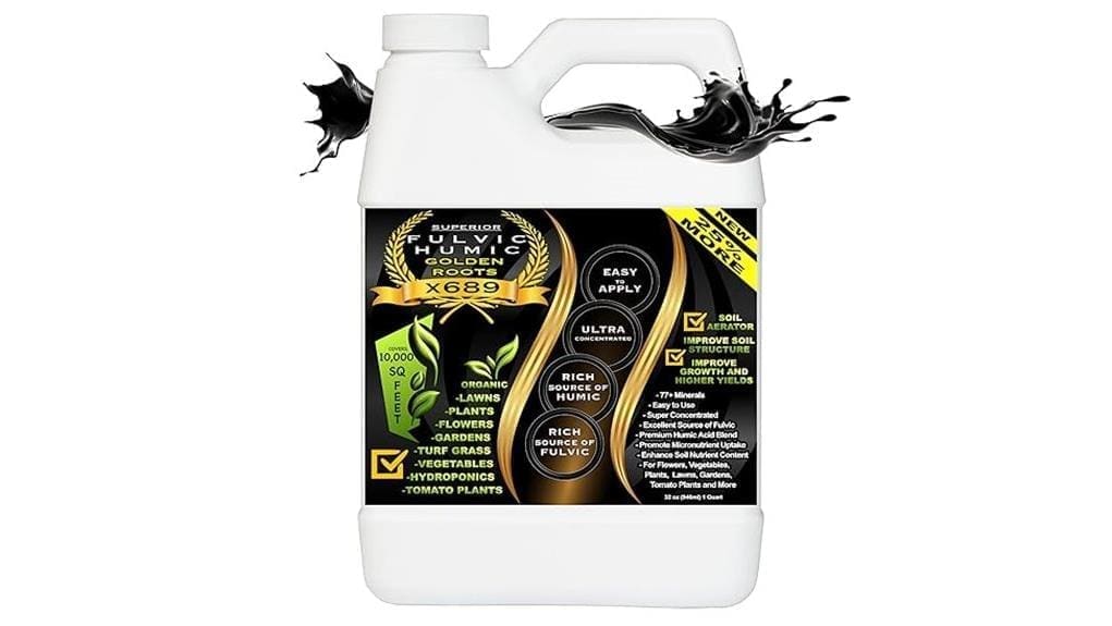 humic acid lawn aeration
