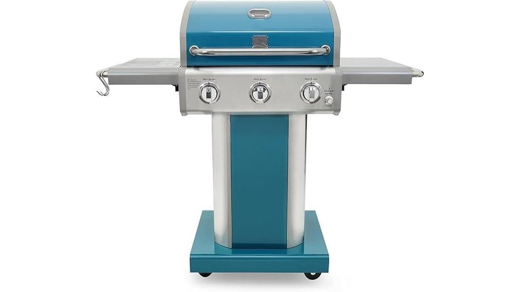 kenmore three burner propane grill