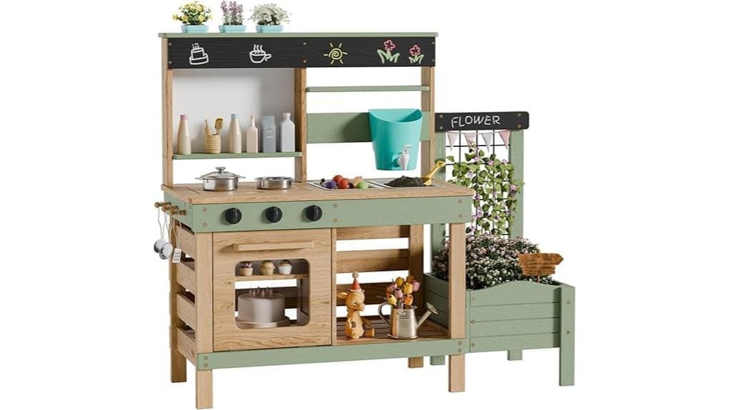kids outdoor mud kitchen