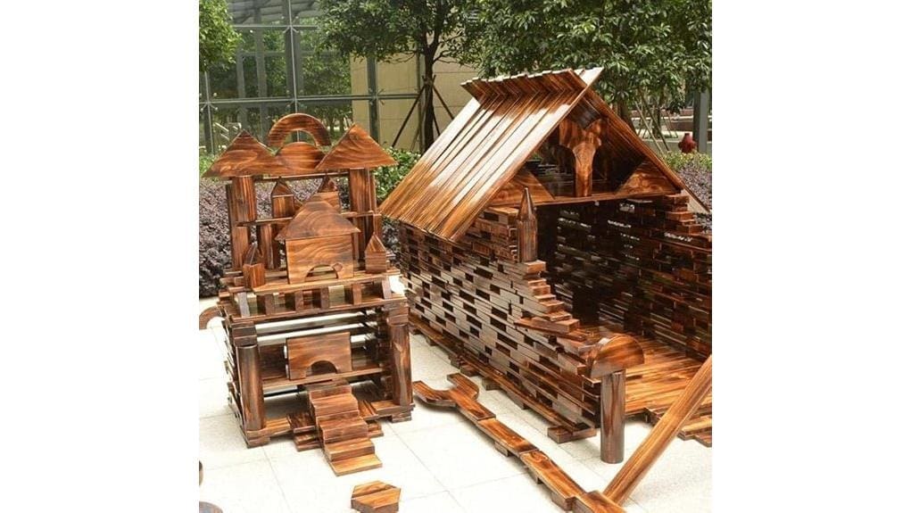 mega wooden block set