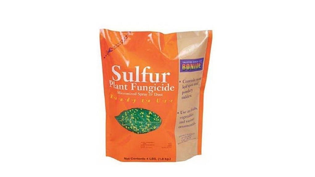 micronized sulfur fungicide product
