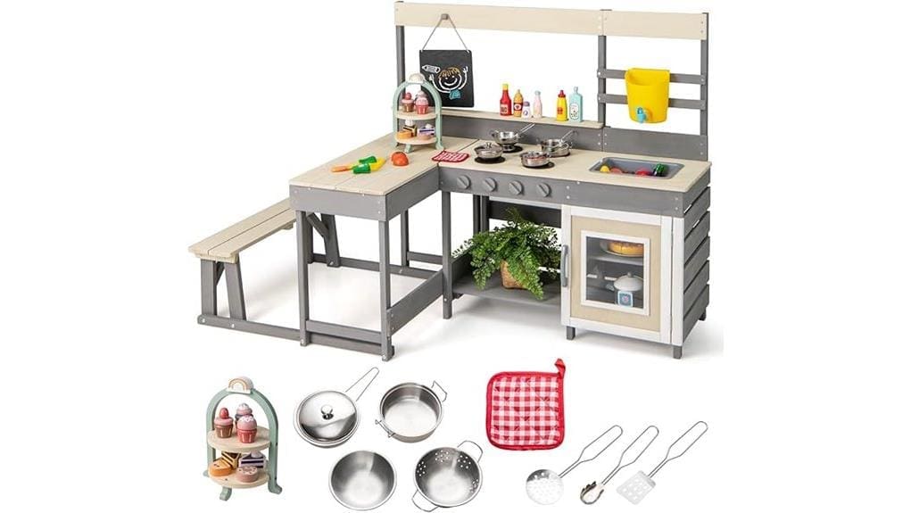 outdoor kids mud kitchen