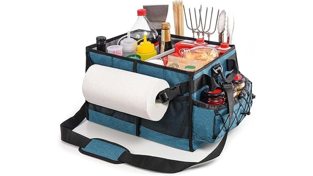 portable barbecue tool organizer