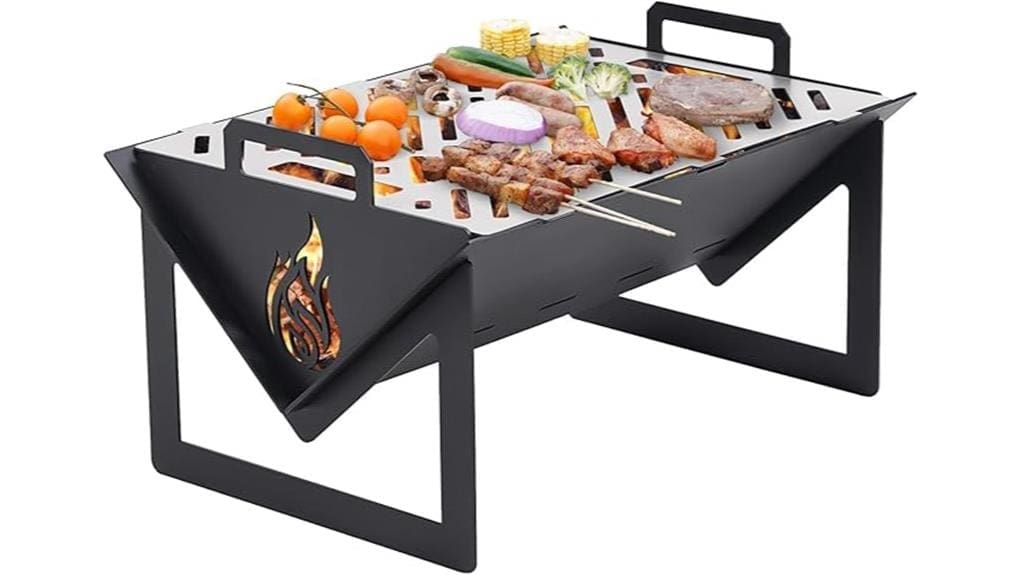 portable outdoor charcoal bbq