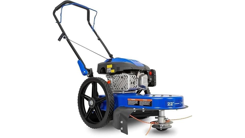 powerful compact walk behind trimmer