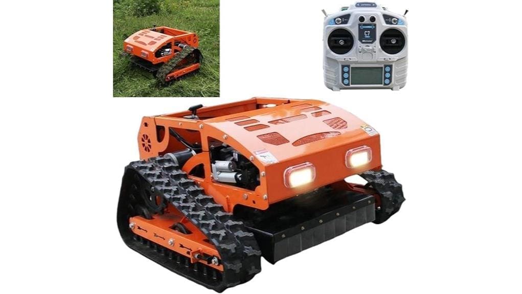 powerful remote controlled heavy mower