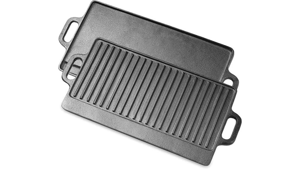 reversible nonstick dual surface griddle