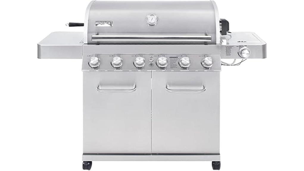six burner plus searstation barbecue