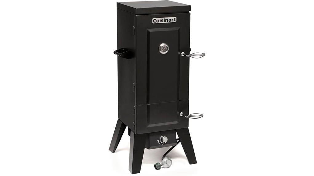 spacious vertical propane smoker