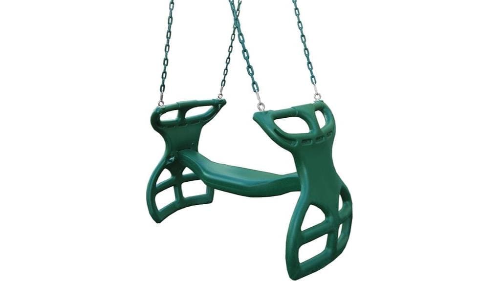 sturdy wooden dual glider