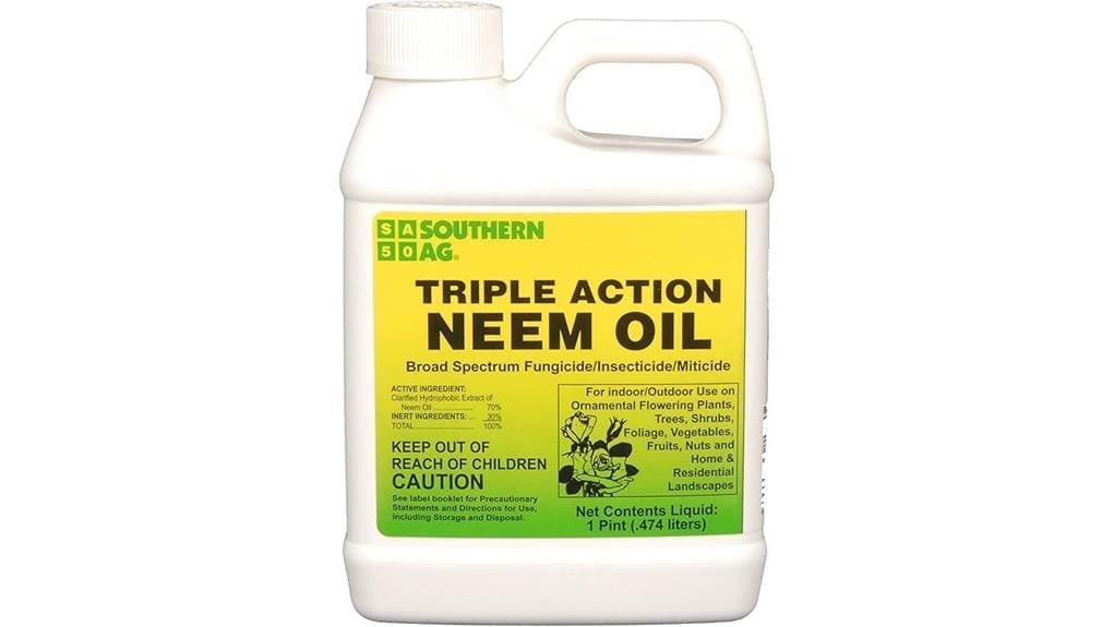 triple action neem oil review