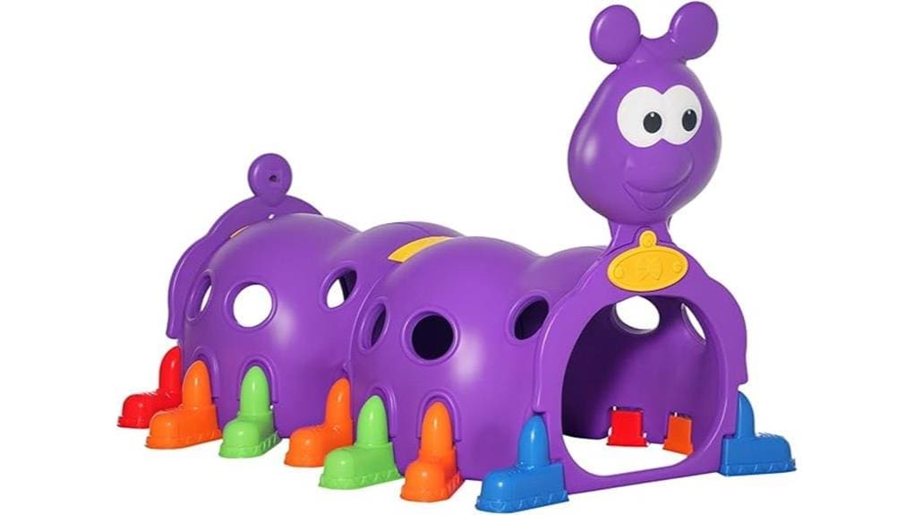 two section caterpillar play tunnel