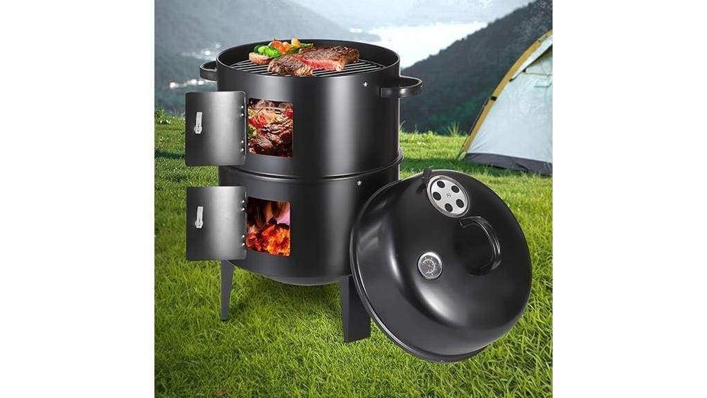 vertical 17 inch charcoal smoker vertical 17 inch charcoal smoker