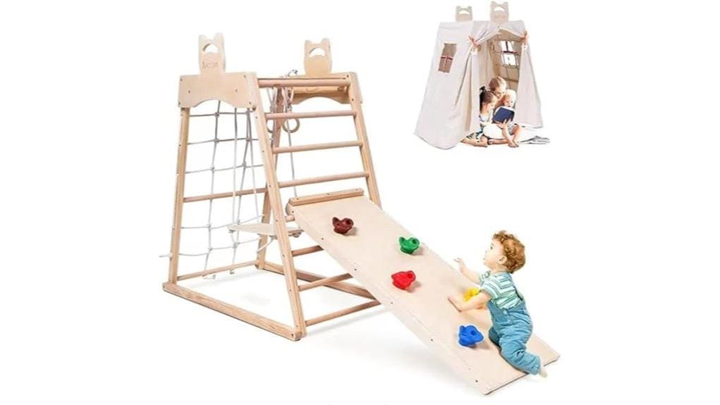 wooden 8 in 1 indoor playground wooden 8 in 1 indoor playground