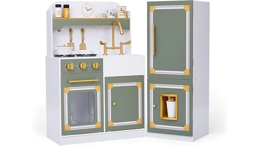wooden deluxe versailles play kitchen