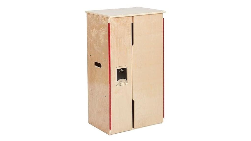 wooden pretend play refrigerator